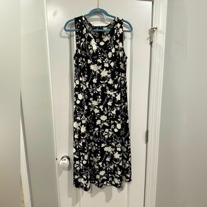 Never worn with tags, black and white cocktail dress